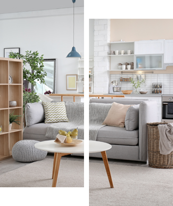 a huxley minneapolis apartment living room